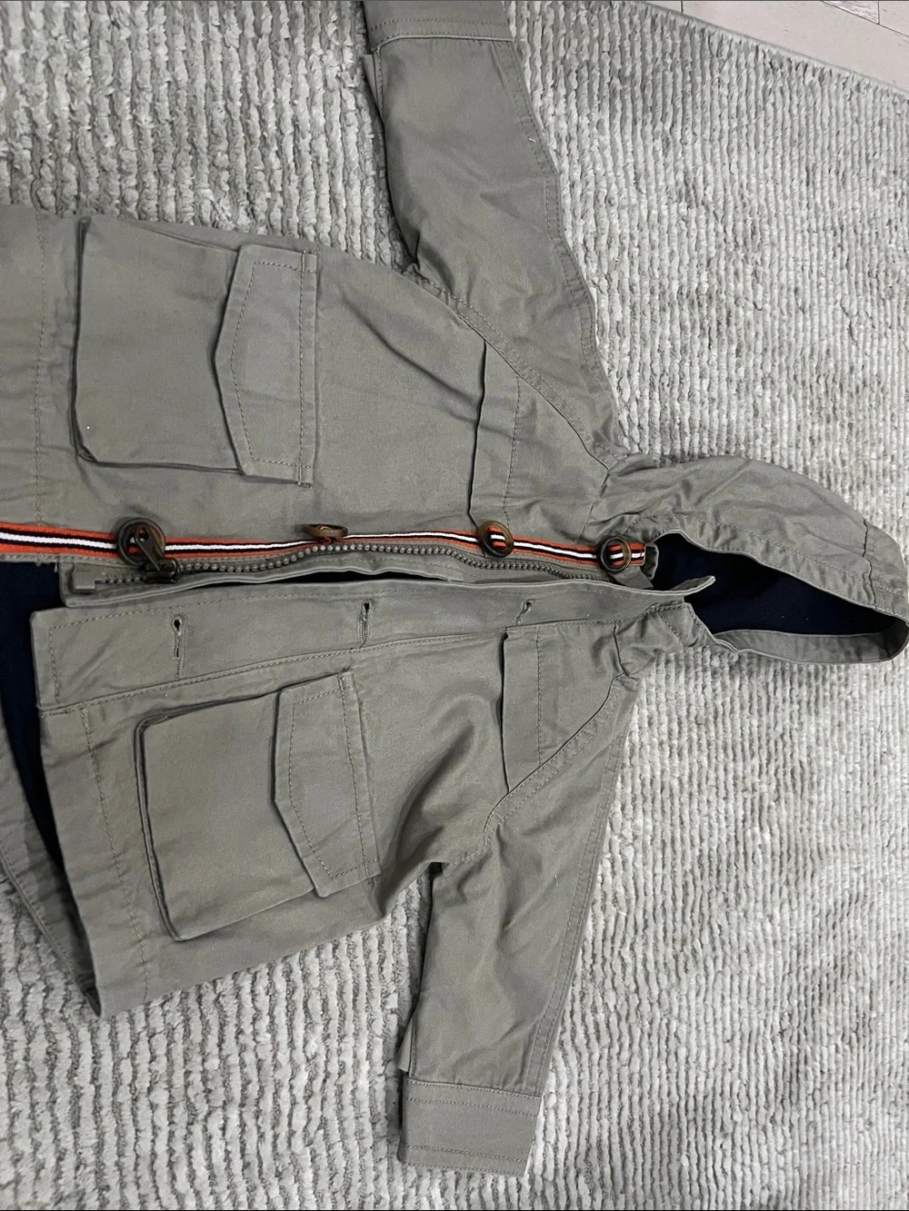 Baby Gap-  Hooded Utility Jacket in Olive Green